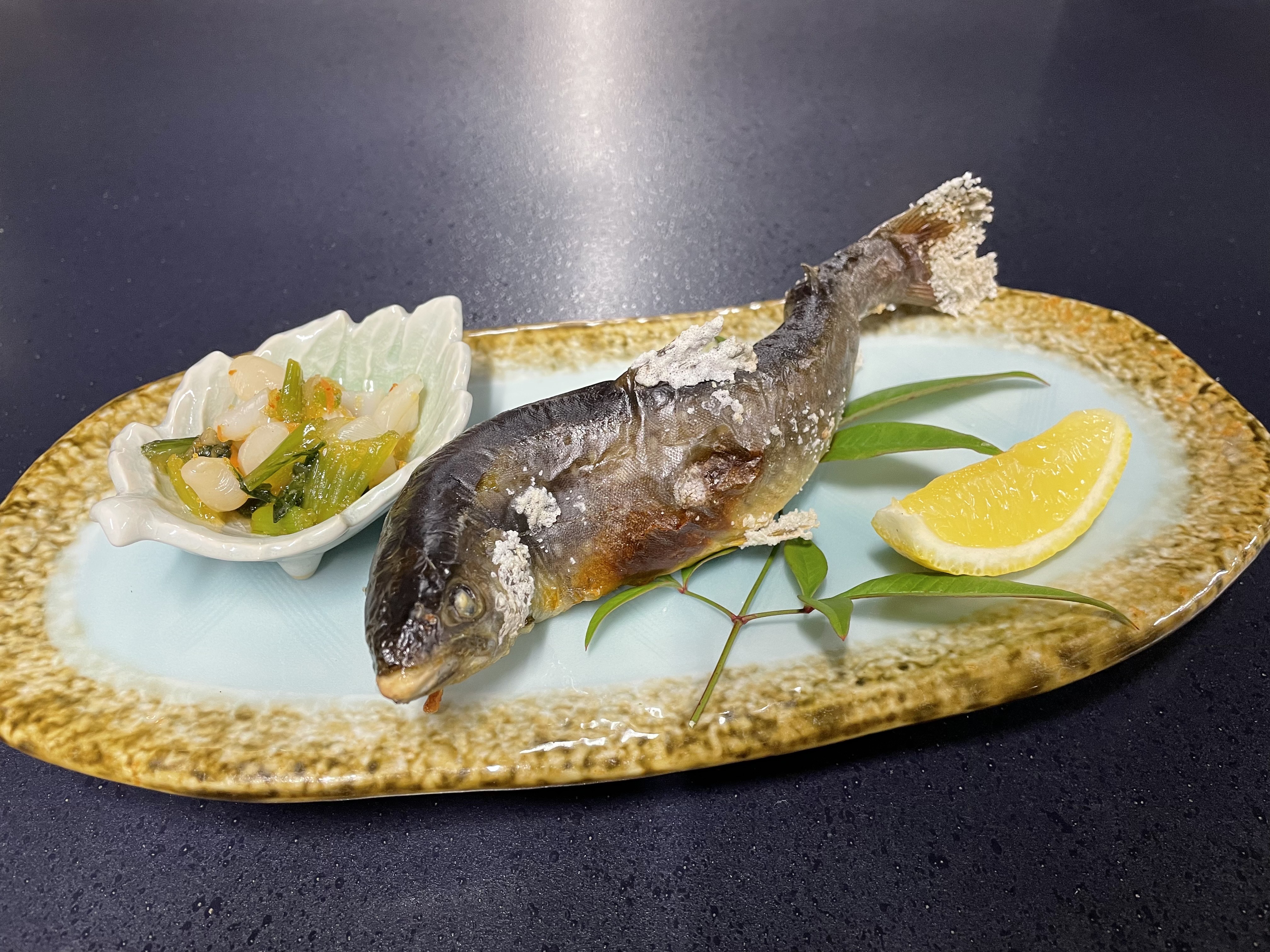 岩魚塩焼きの写真