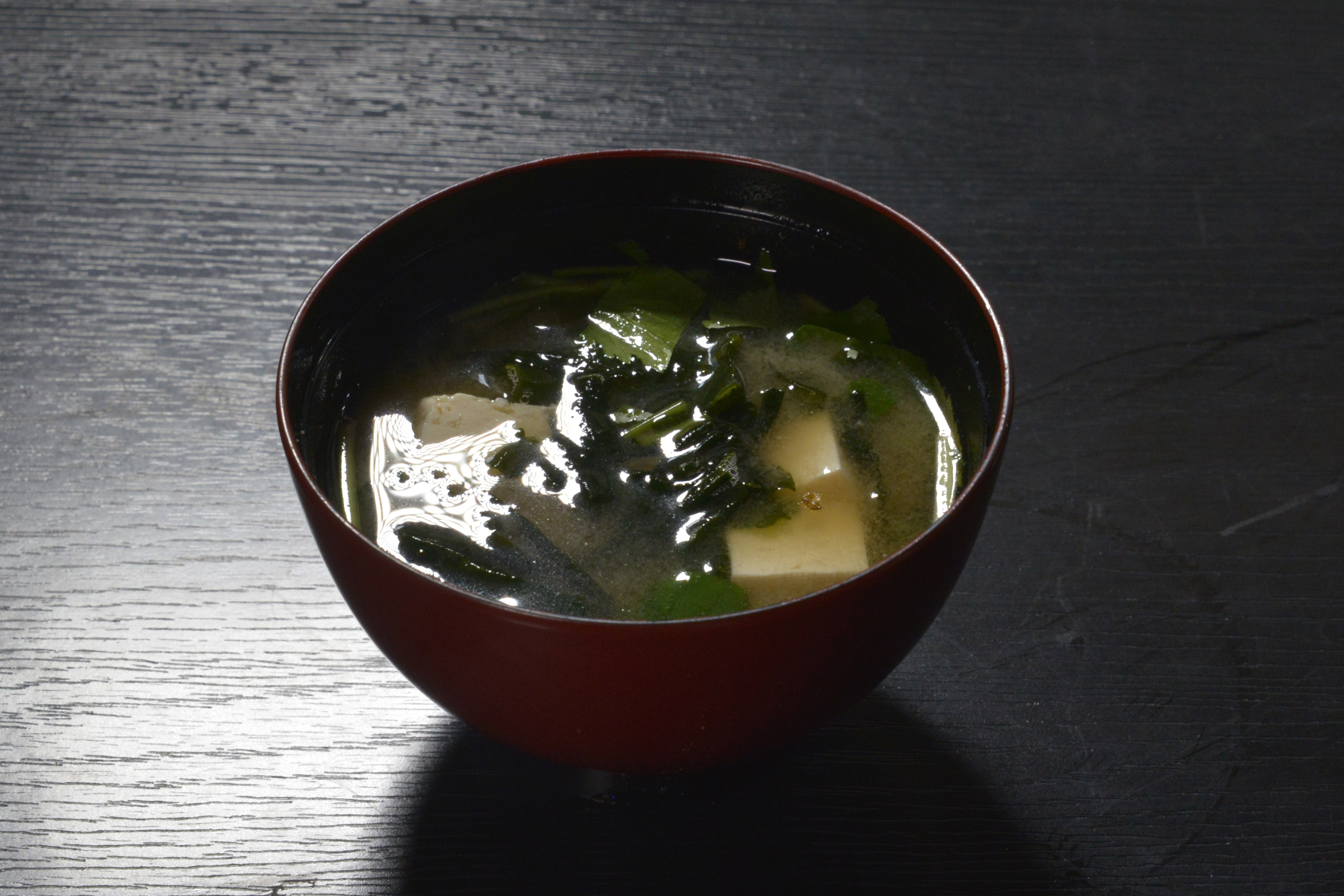 わかめのみそ汁の写真
